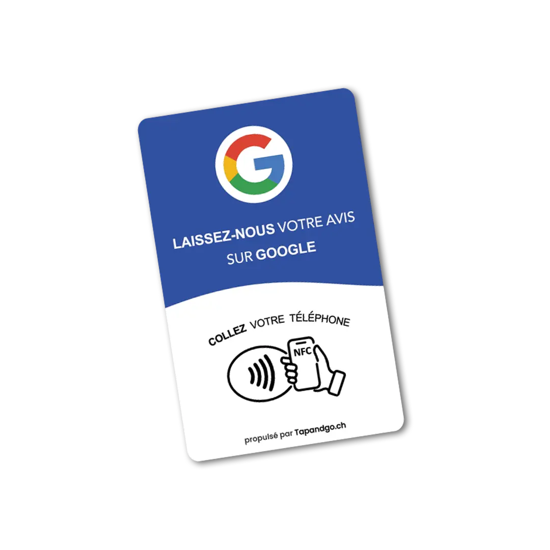 Carte Avis Google Tap&Go