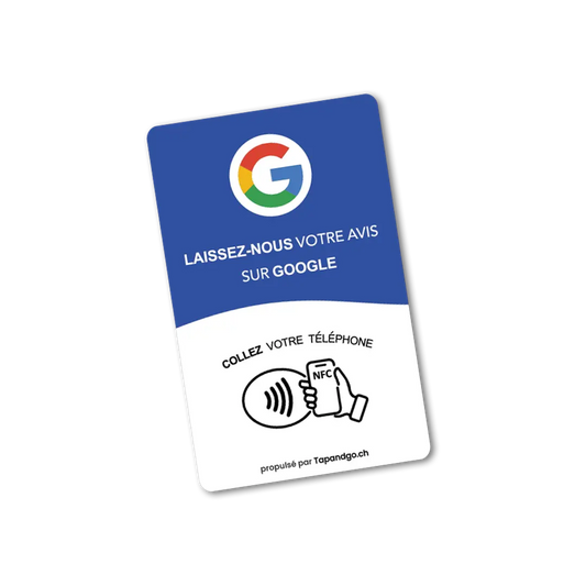 Carte Avis Google Tap&Go