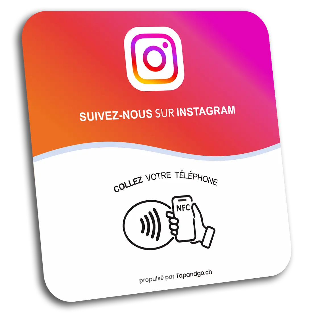 Plaque Instagram Tap&Go