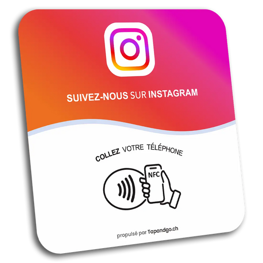 Plaque Instagram Tap&Go
